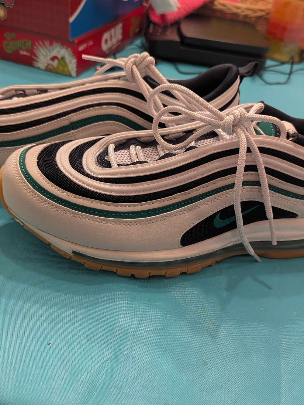 Nike Air Max 97 Photon Dust Green Obsidian Gum Malachite M Size 11 (New No Box)